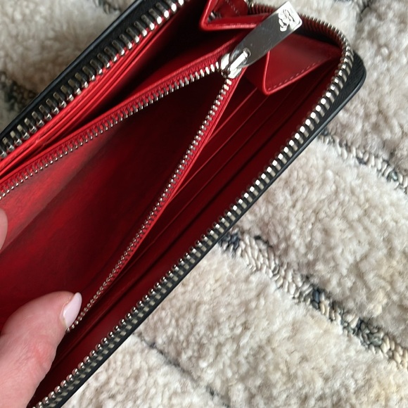 Christian Louboutin wallet red and grey RARE - Picture 11 of 13